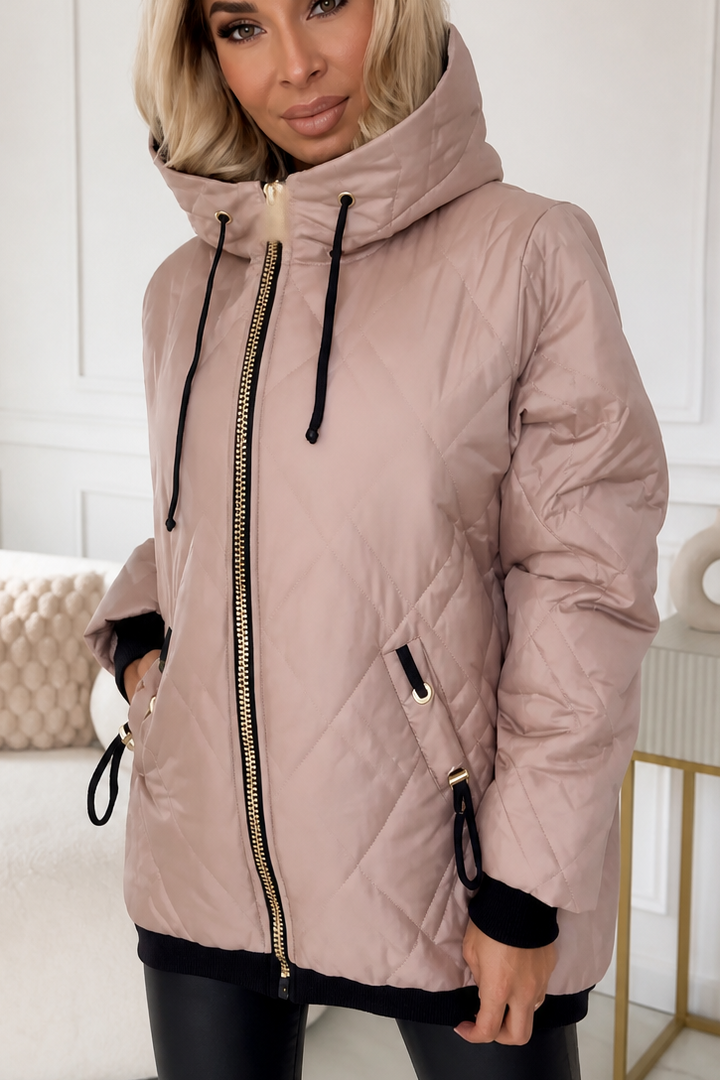 Hudson & Parker - Quilted Hooded Zip-Front Jacket