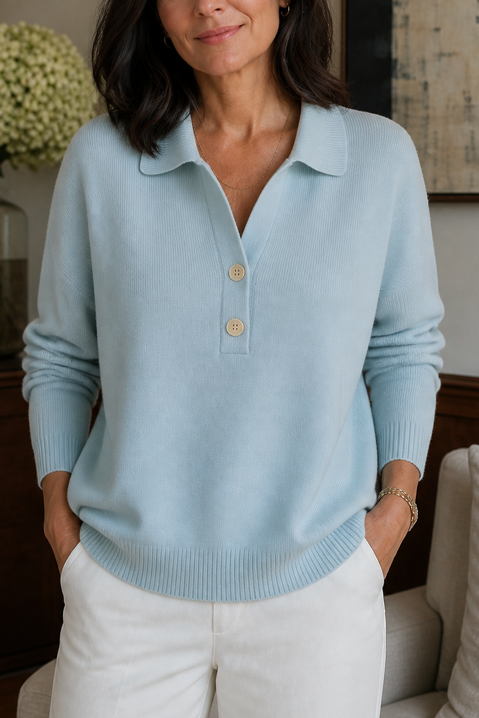 Hudson & Parker - Collared Pullover Sweater