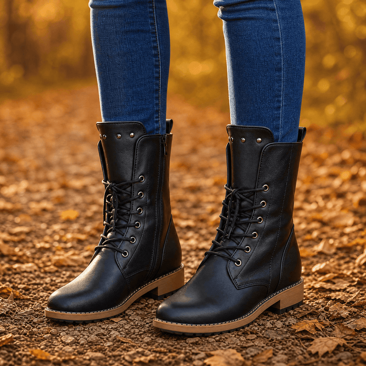 Westlyn - Women's Lined Lace Up Ankle Boots