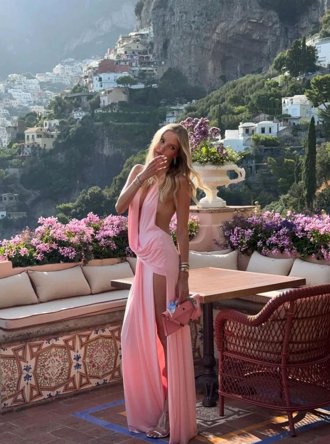 Luna | Women's Backless Halter-Neck Maxi Dress