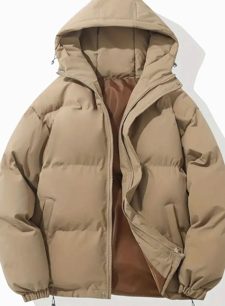 Ava | Women's Coat Quilted Hooded Puffer Zip-Up Winter Jacket