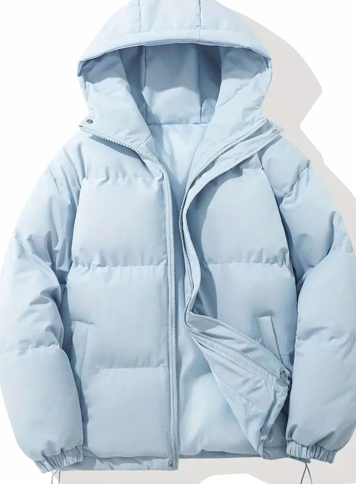 Ava | Women's Coat Quilted Hooded Puffer Zip-Up Winter Jacket