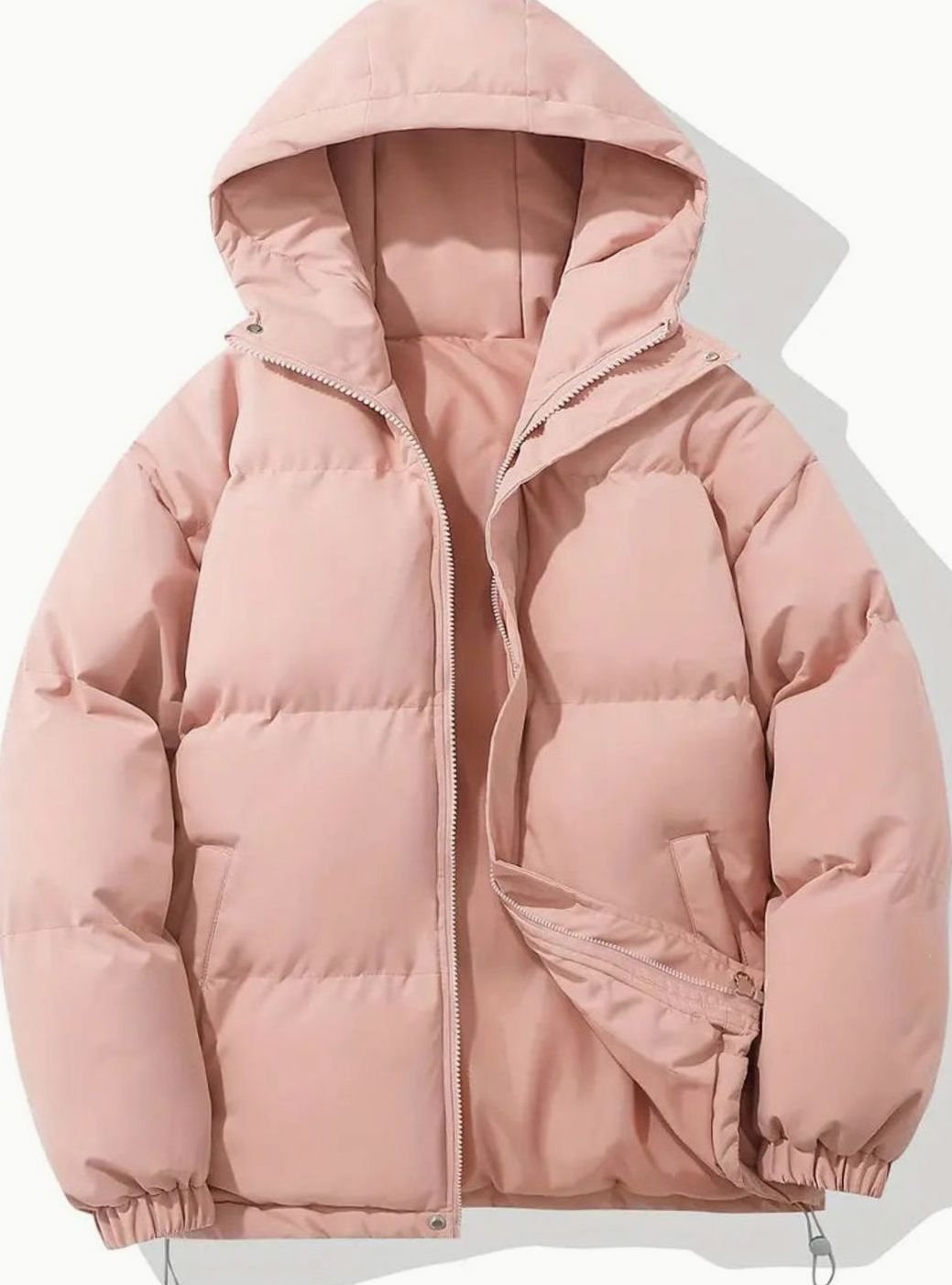 Ava | Women's Coat Quilted Hooded Puffer Zip-Up Winter Jacket