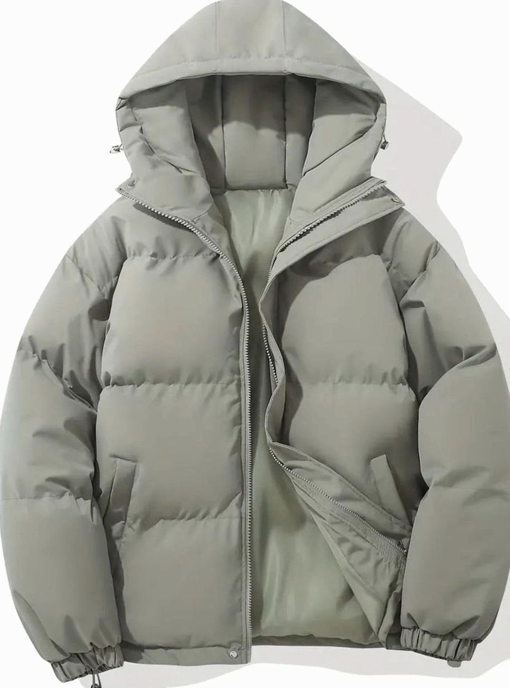 Ava | Women's Coat Quilted Hooded Puffer Zip-Up Winter Jacket