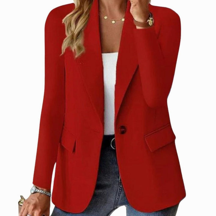 Ava | Women's Coat Single-Button Notch Lapel Tailored Blazer Jacket