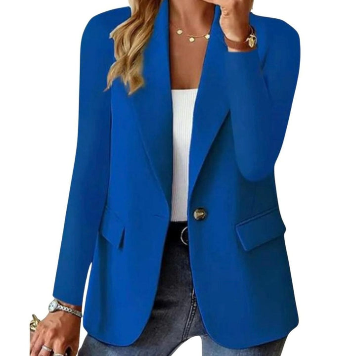 Ava | Women's Coat Single-Button Notch Lapel Tailored Blazer Jacket