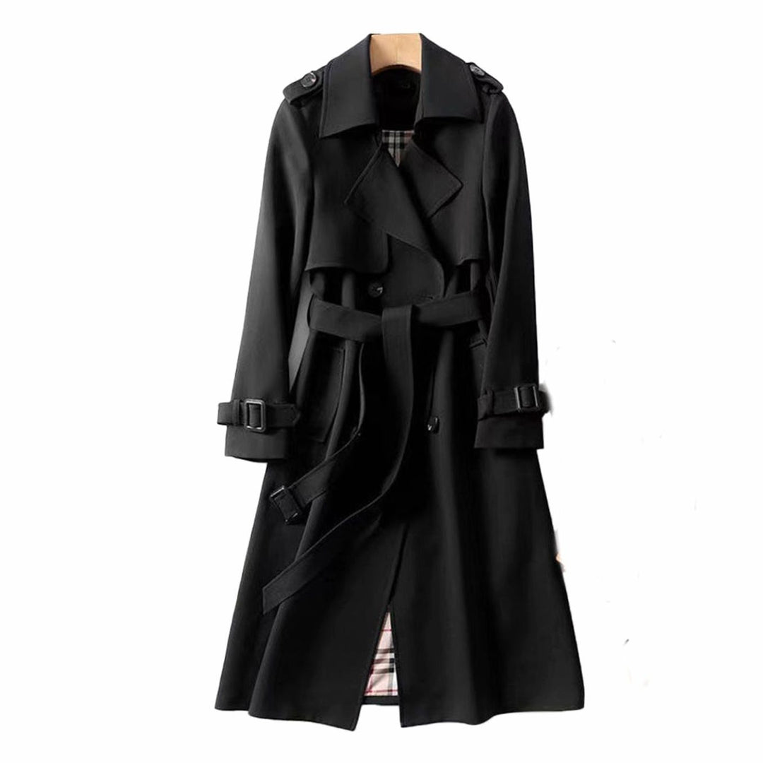 Emma | Women's Double-Breasted Belted Longline Trench Coat