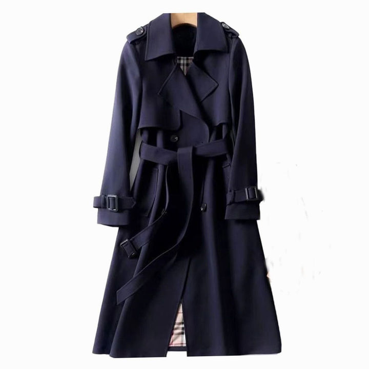 Emma | Women's Double-Breasted Belted Longline Trench Coat
