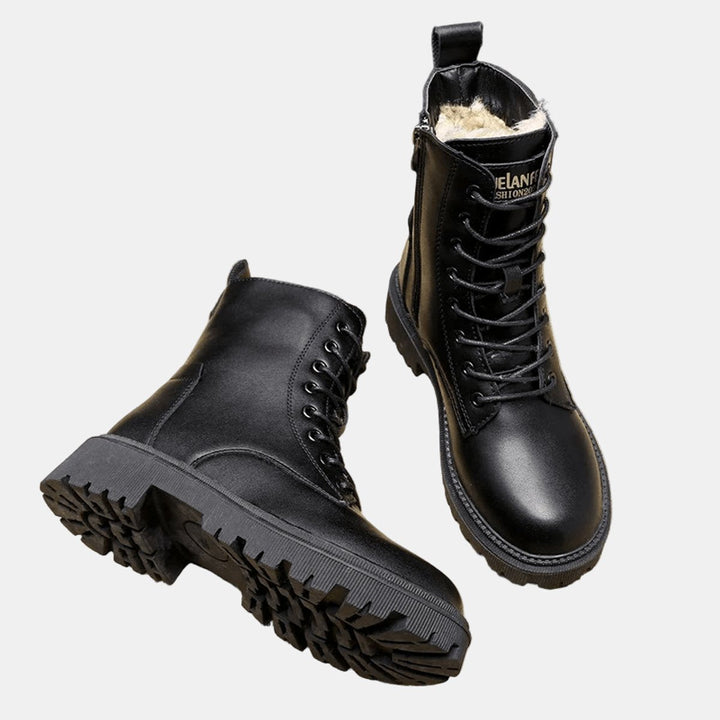 Charlotte | Women's Fur-Lined Lace-Up Winter Ankle Boots