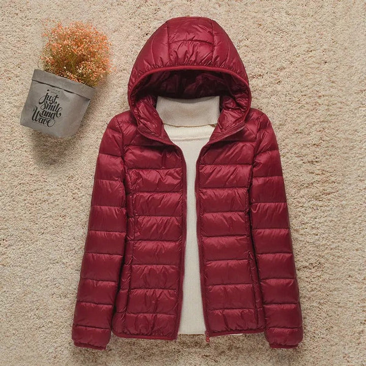 Scarlett | Women's Lightweight Hooded Quilted Jacket Puffer Coat