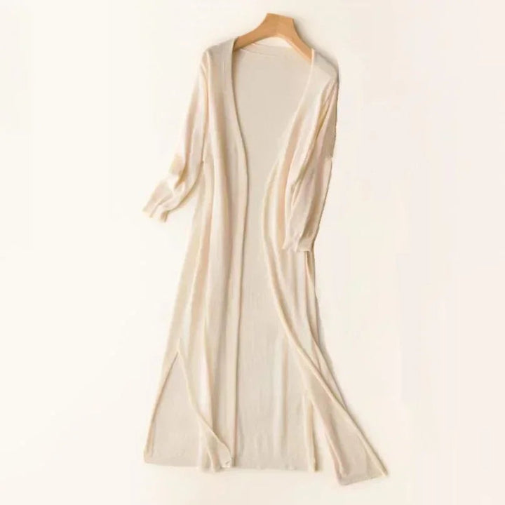 Isabella | Women's Lightweight Open-Front Long Knit Cardigan