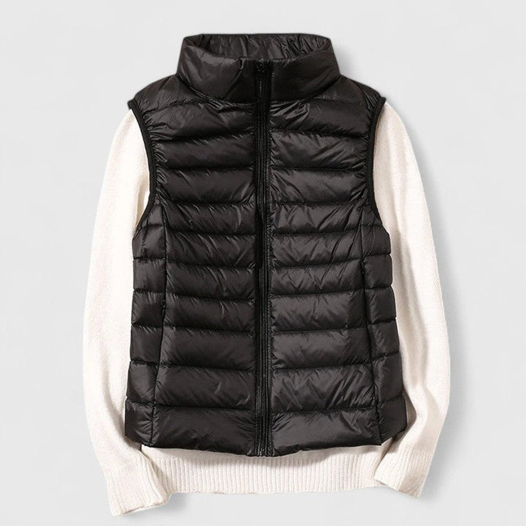 Harper | Women's Lightweight Quilted Puffer Vest Sleeveless Zip-Up Gilet