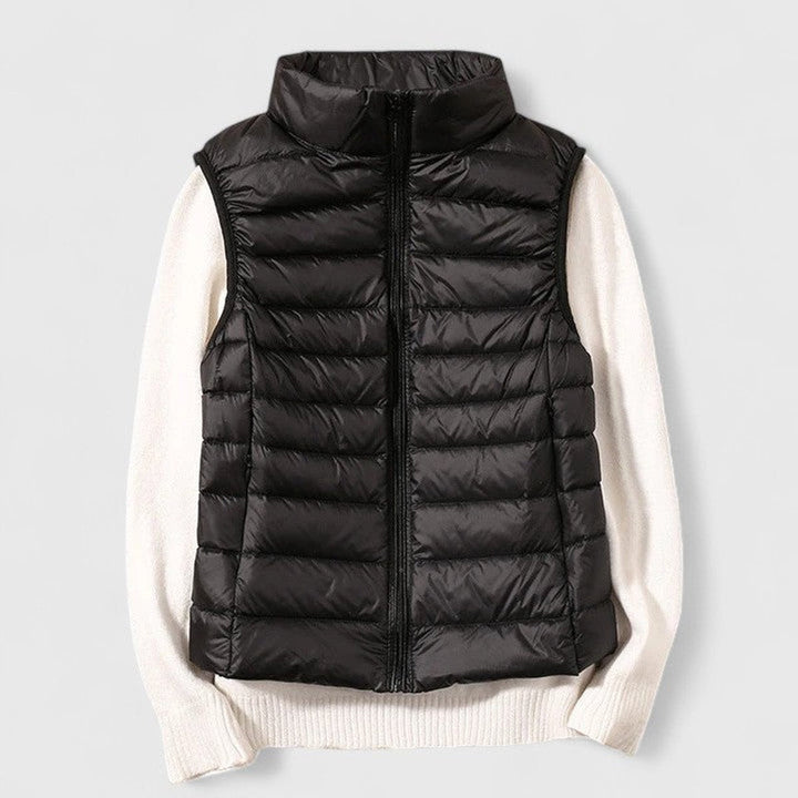 Harper | Women's Lightweight Quilted Puffer Vest Sleeveless Zip-Up Gilet