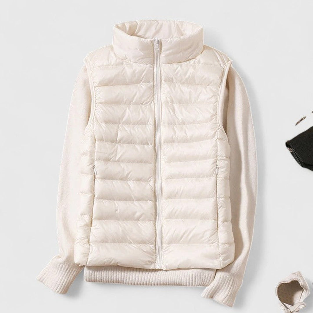 Harper | Women's Lightweight Quilted Puffer Vest Sleeveless Zip-Up Gilet