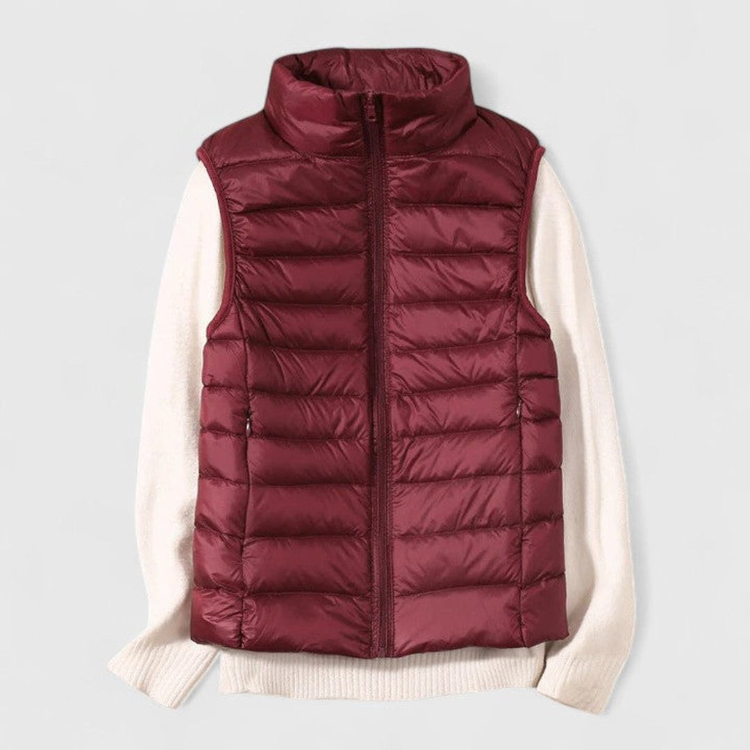 Harper | Women's Lightweight Quilted Puffer Vest Sleeveless Zip-Up Gilet