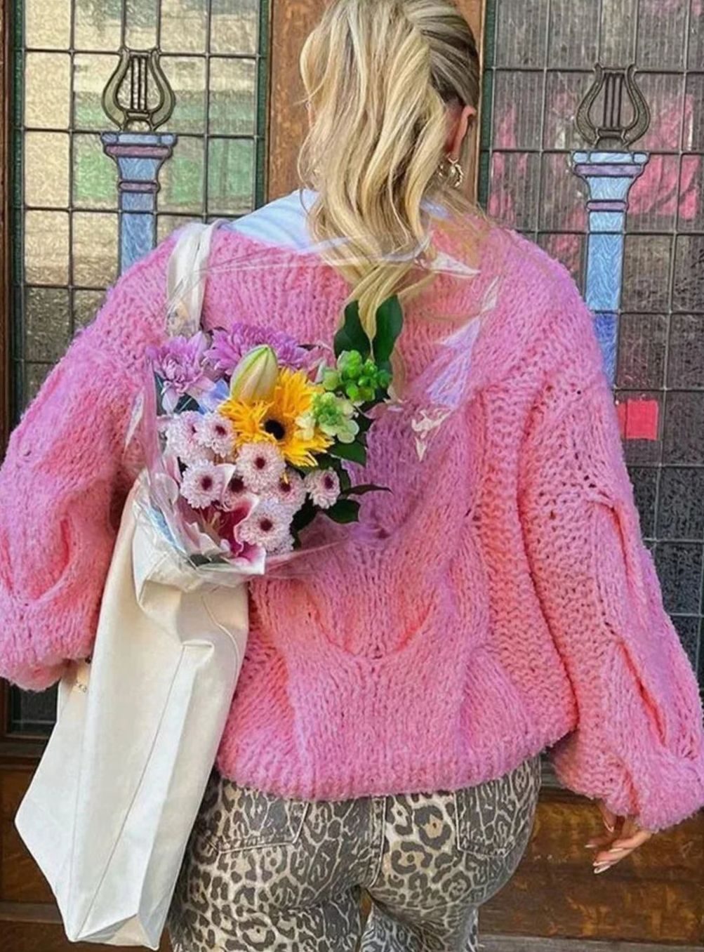 Ella | Women's Loose Knit Sweater Off-Shoulder Relaxed Pullover