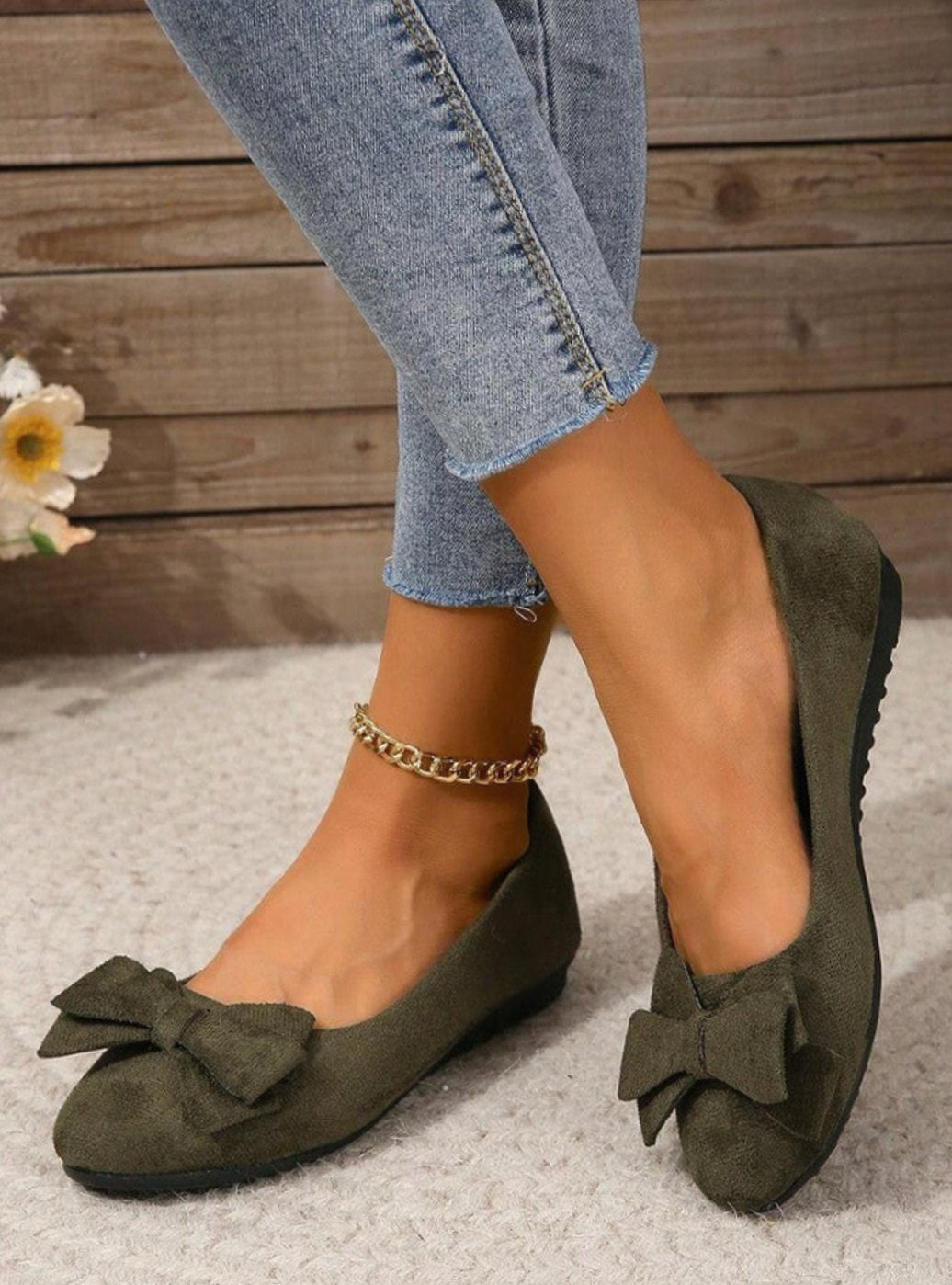 Charlotte | Women's Orthopedic Bow-Detail Slip-On Comfort Shoes