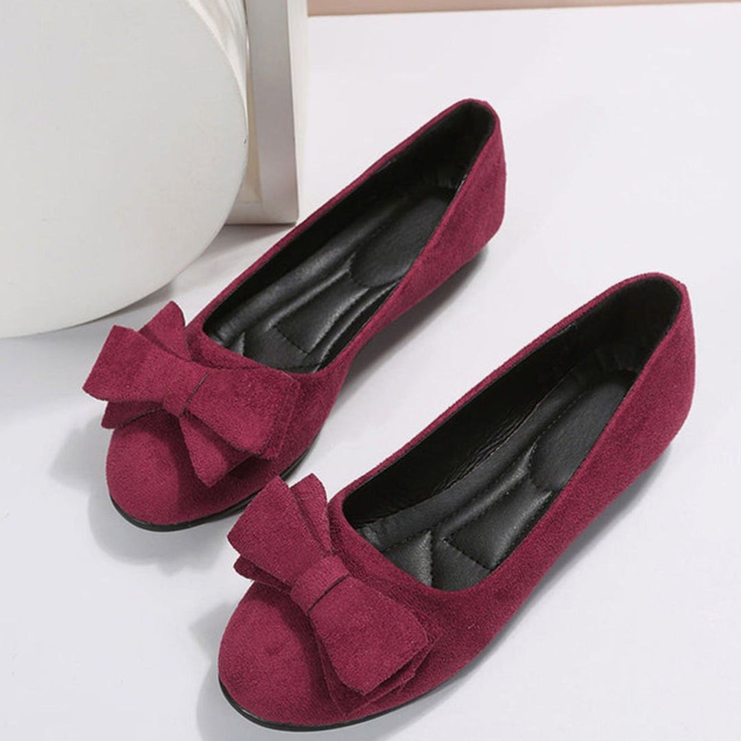 Charlotte | Women's Orthopedic Bow-Detail Slip-On Comfort Shoes