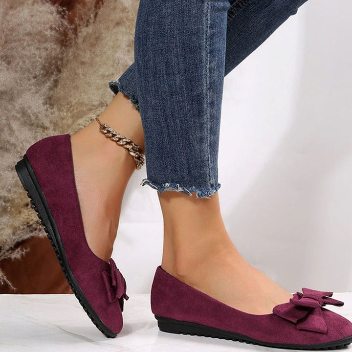 Charlotte | Women's Orthopedic Bow-Detail Slip-On Comfort Shoes
