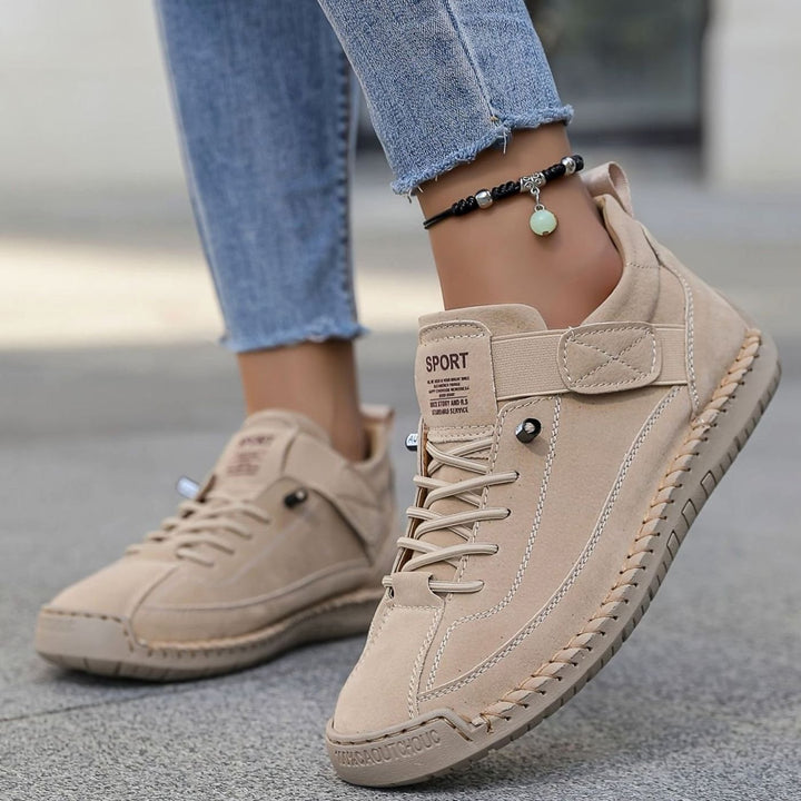 Evelyn | Women's Orthopedic Lace-Up Low-Top Ankle Boots Sneakers