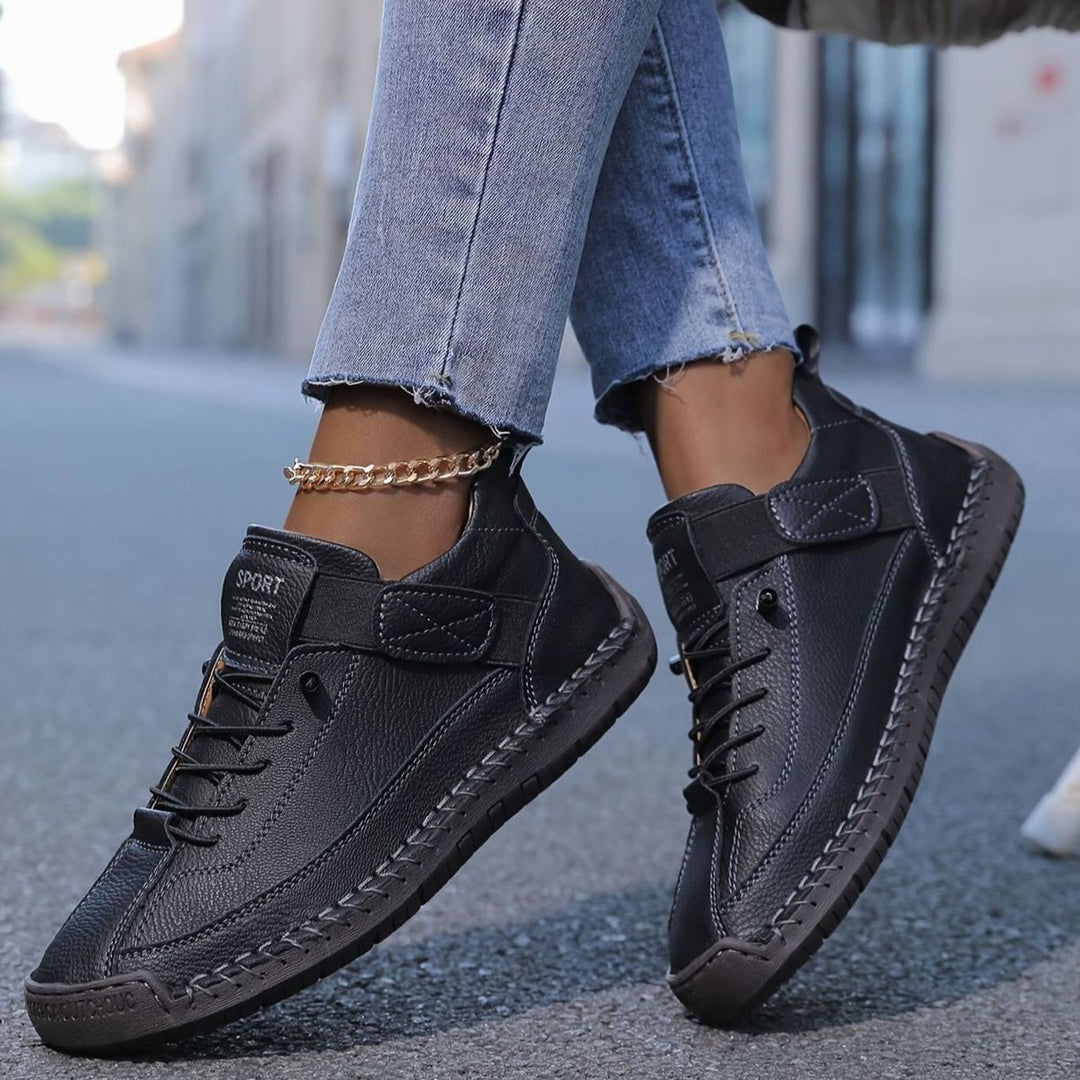 Evelyn | Women's Orthopedic Lace-Up Low-Top Ankle Boots Sneakers