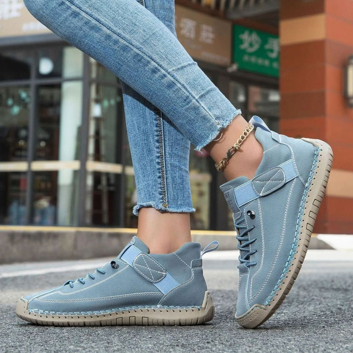Evelyn | Women's Orthopedic Lace-Up Low-Top Ankle Boots Sneakers