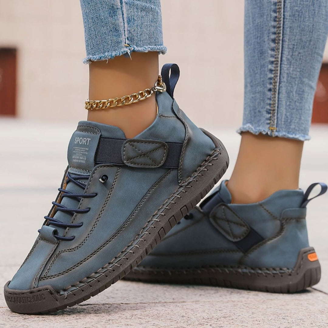 Evelyn | Women's Orthopedic Lace-Up Low-Top Ankle Boots Sneakers