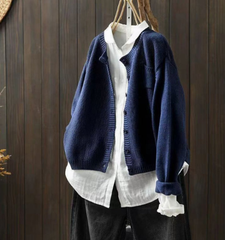 Isabella | Women's Oversized Button-Up Knit Cardigan Sweater