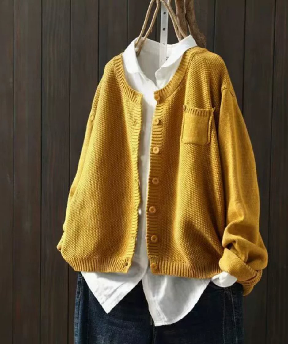 Isabella | Women's Oversized Button-Up Knit Cardigan Sweater