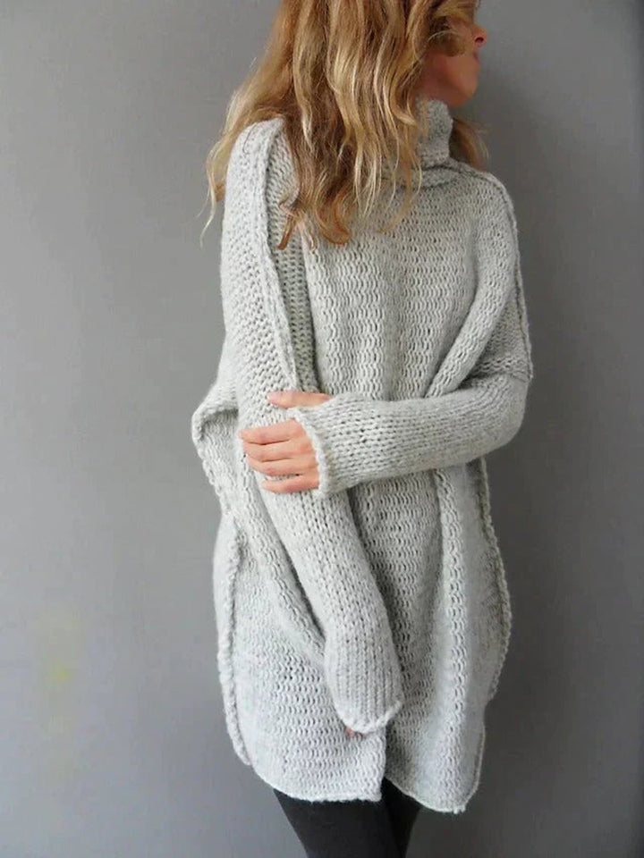 Camila | Women's Oversized Chunky Knit Turtleneck Sweater