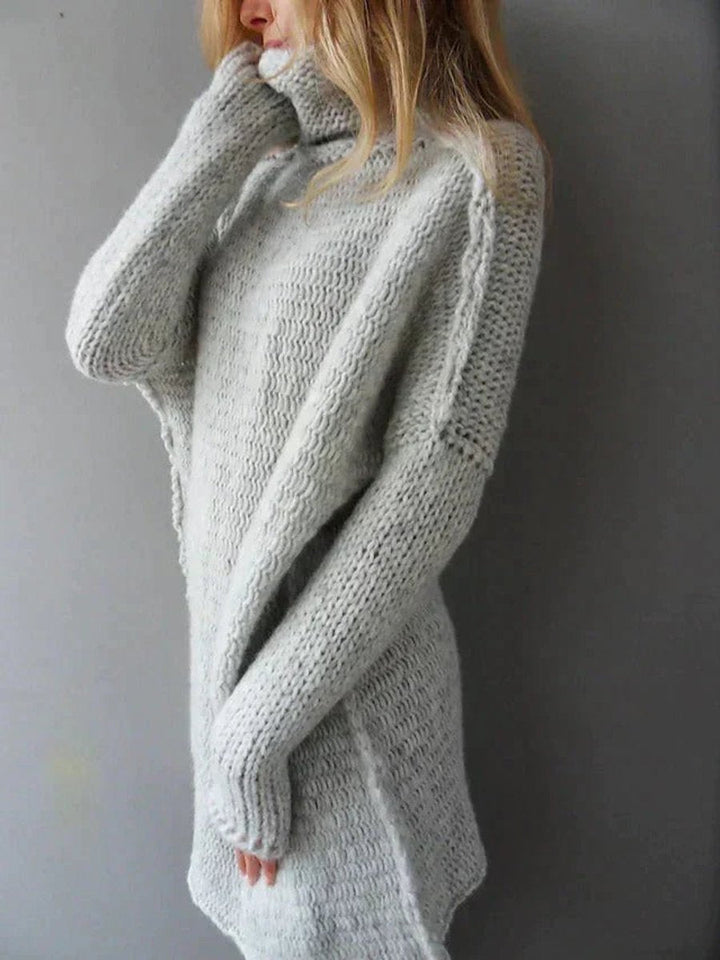 Camila | Women's Oversized Chunky Knit Turtleneck Sweater