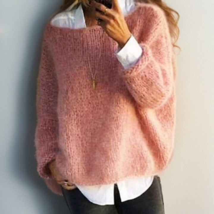 Layla | Women's Oversized Mohair Blend Cosy Knit Sweater