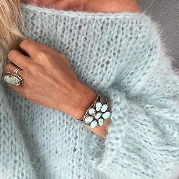 Layla | Women's Oversized Mohair Blend Cosy Knit Sweater