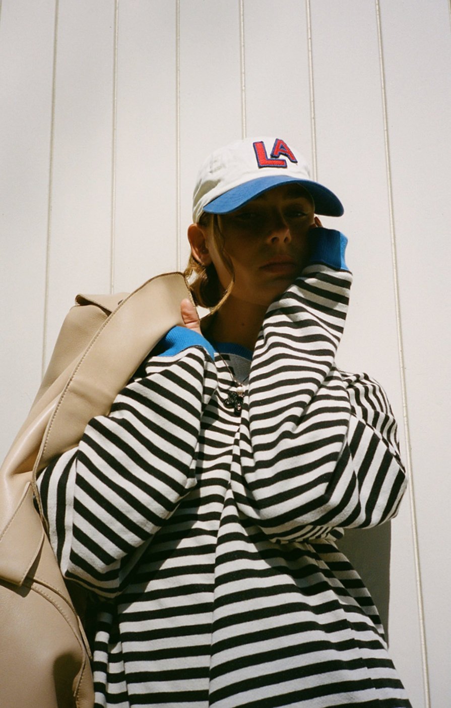 Ava | Women's Oversized Striped Crewneck Jumper Casual Pullover Sweater