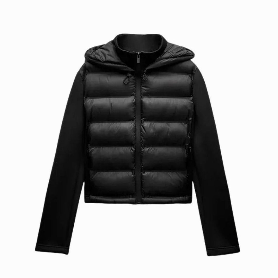 Hannah | Women's Quilted Puffer Hooded Zip-Up Lightweight Jacket