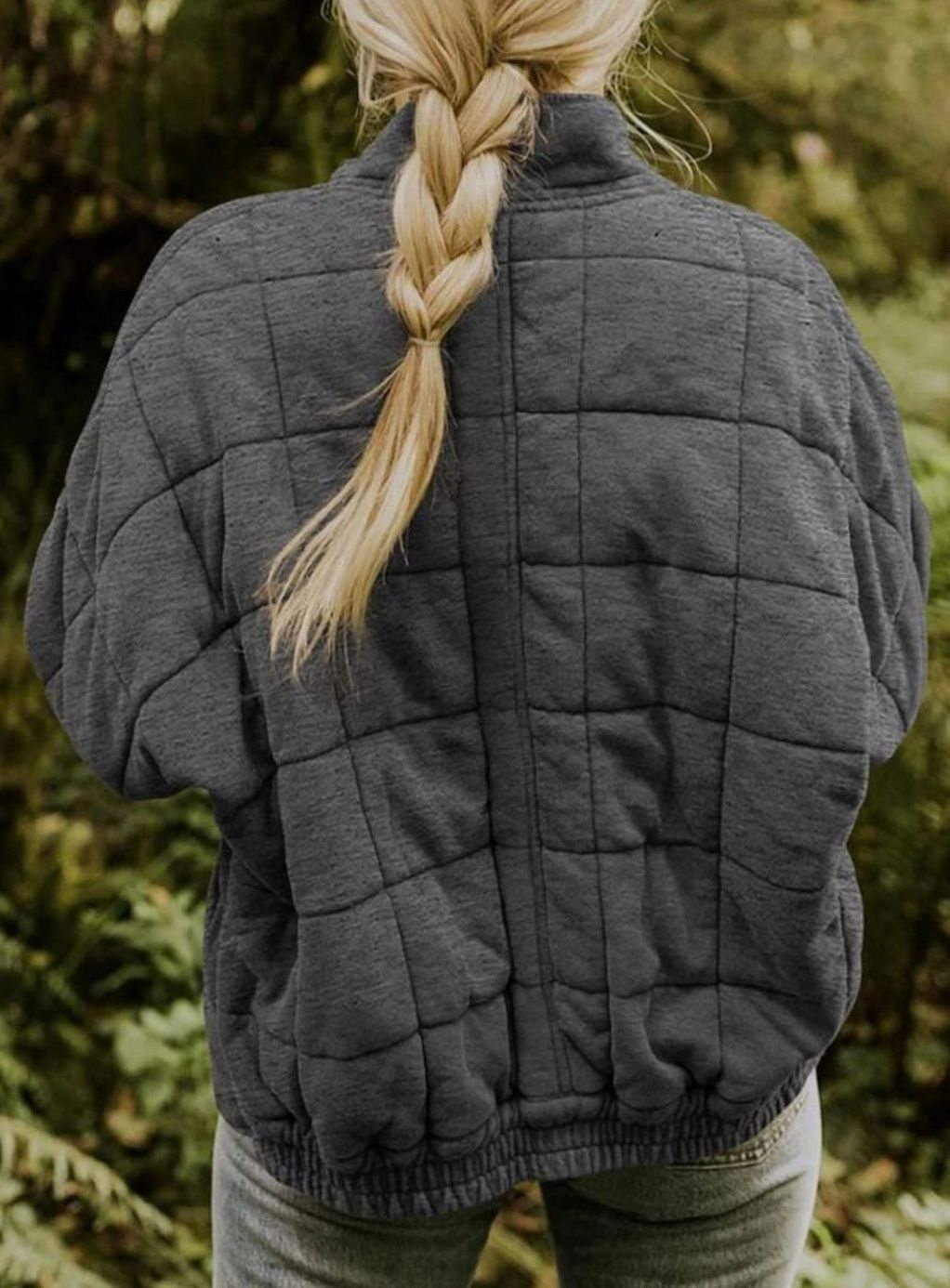 Sophia | Women's Quilted Zip-Up Coat Relaxed Fit Lightweight Outerwear