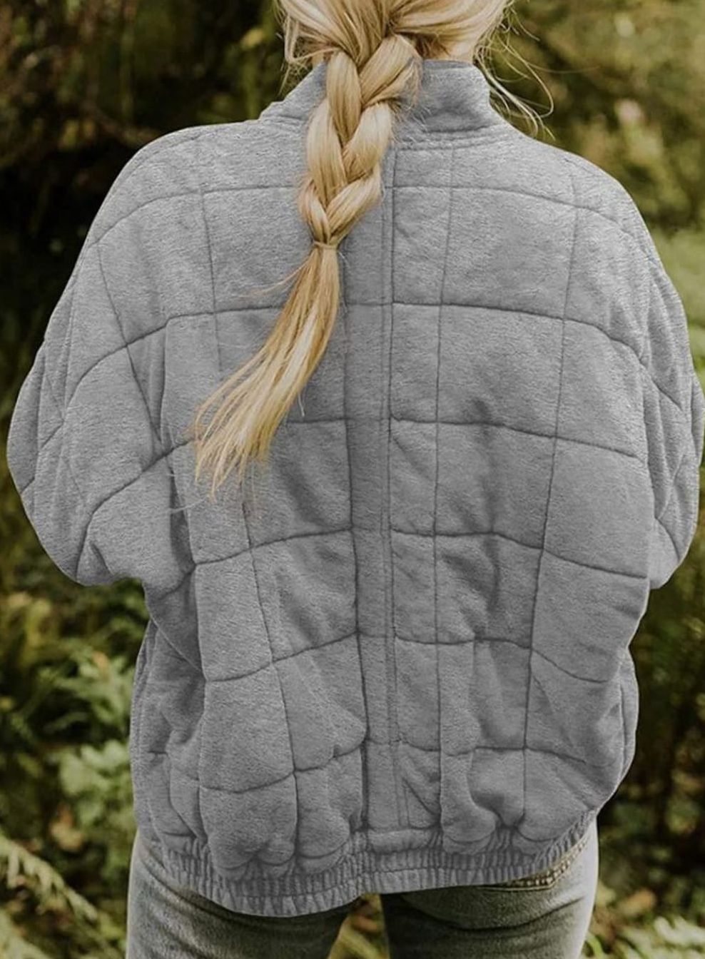 Sophia | Women's Quilted Zip-Up Coat Relaxed Fit Lightweight Outerwear