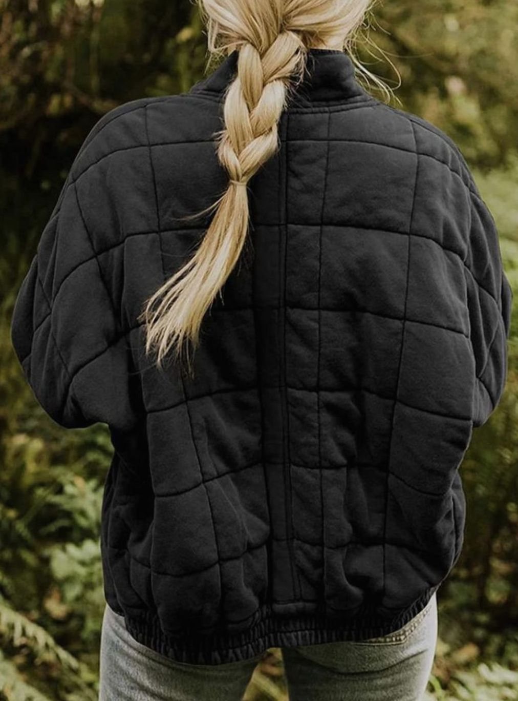Sophia | Women's Quilted Zip-Up Coat Relaxed Fit Lightweight Outerwear
