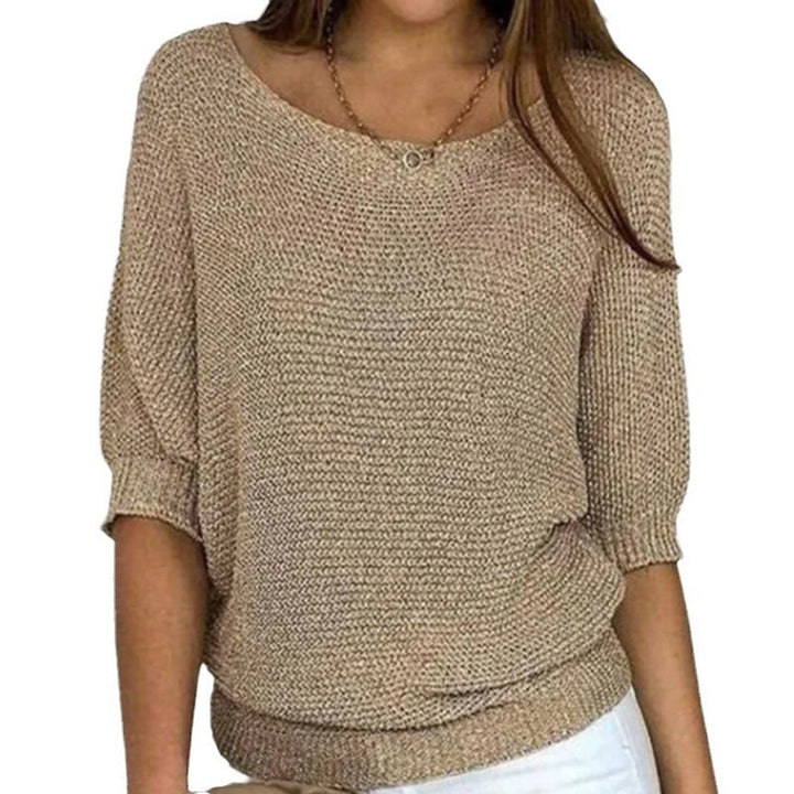 Harper | Women's Relaxed-Fit Batwing-Sleeve Knit Pullover Sweater