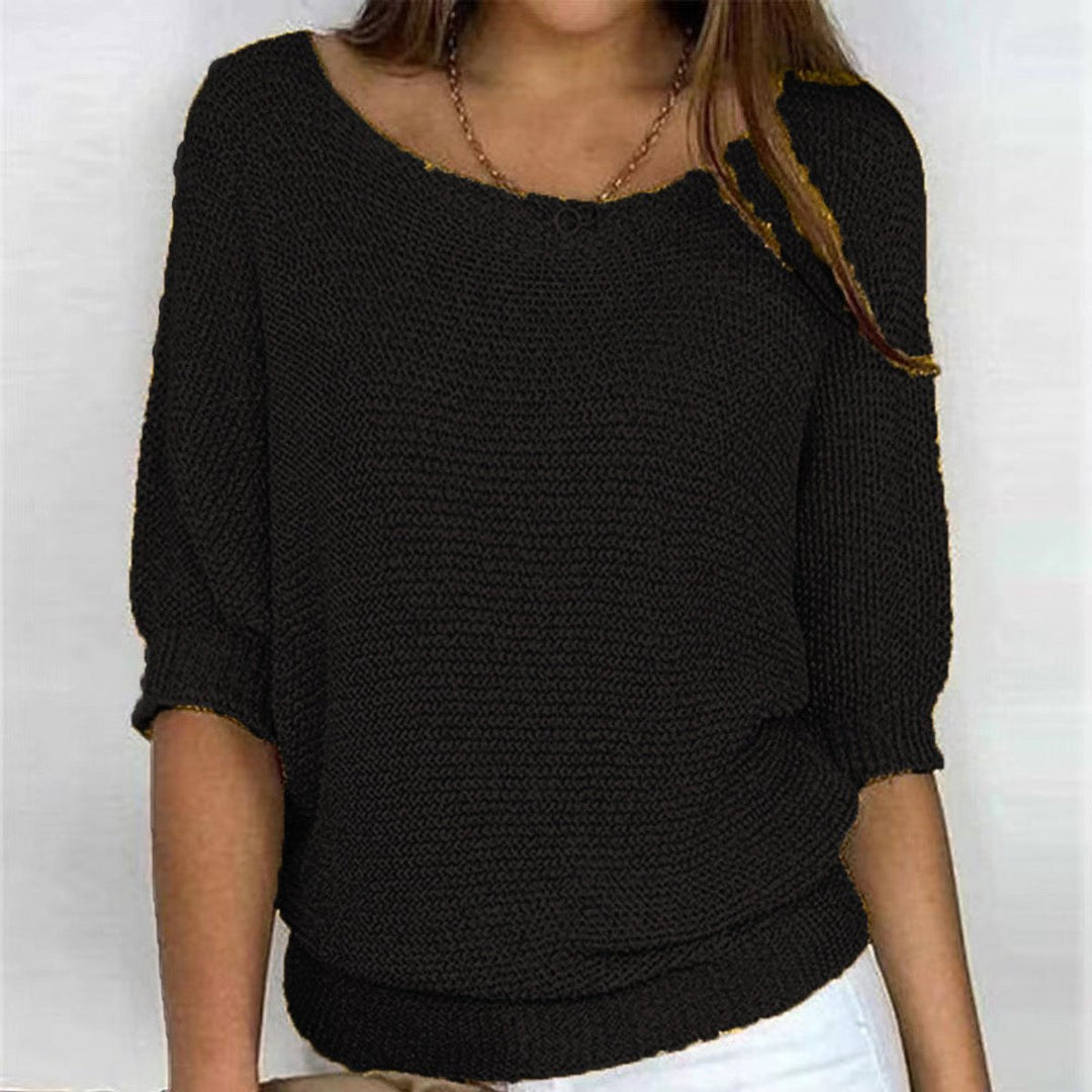 Harper | Women's Relaxed-Fit Batwing-Sleeve Knit Pullover Sweater