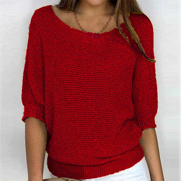Harper | Women's Relaxed-Fit Batwing-Sleeve Knit Pullover Sweater