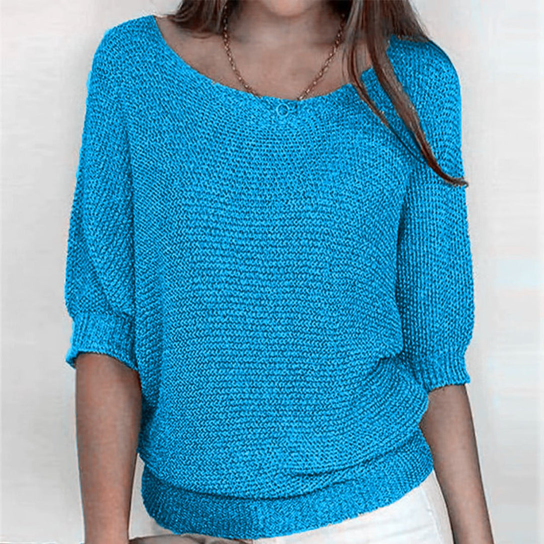 Harper | Women's Relaxed-Fit Batwing-Sleeve Knit Pullover Sweater