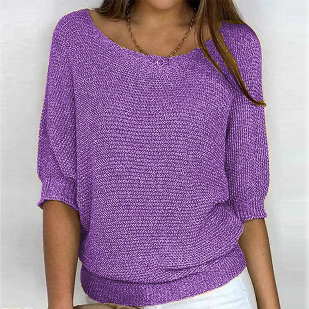 Harper | Women's Relaxed-Fit Batwing-Sleeve Knit Pullover Sweater