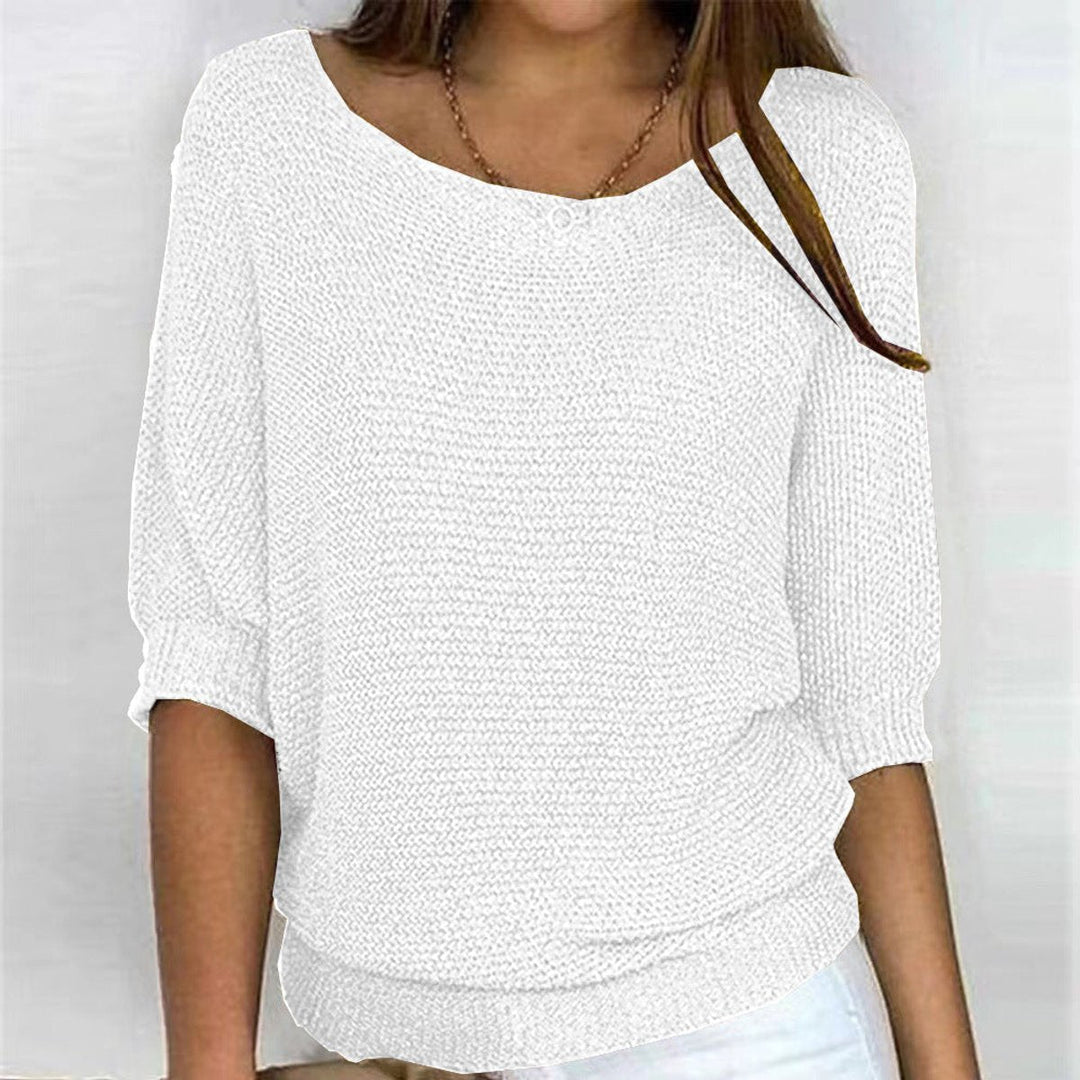 Harper | Women's Relaxed-Fit Batwing-Sleeve Knit Pullover Sweater