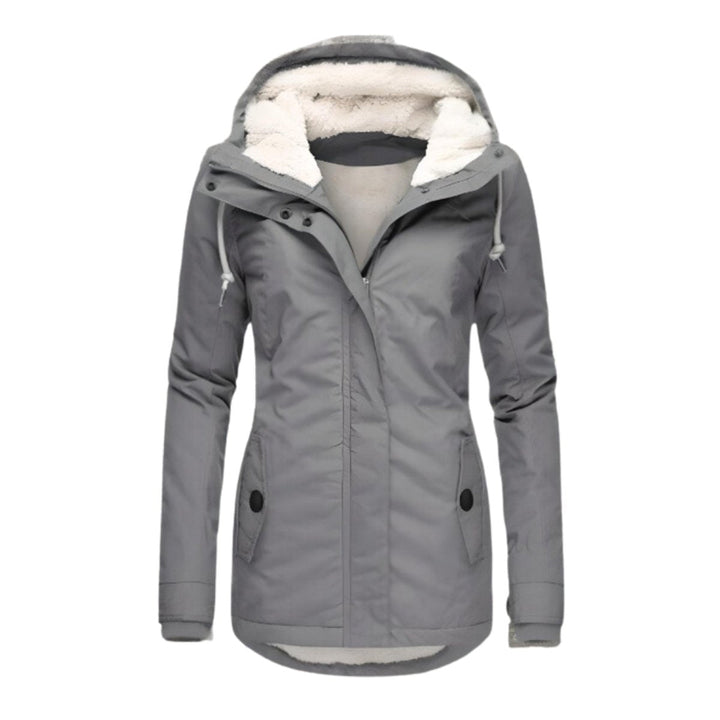 Amelia | Women's Sherpa-Lined Hooded Parka Winter Coat Slim Fit
