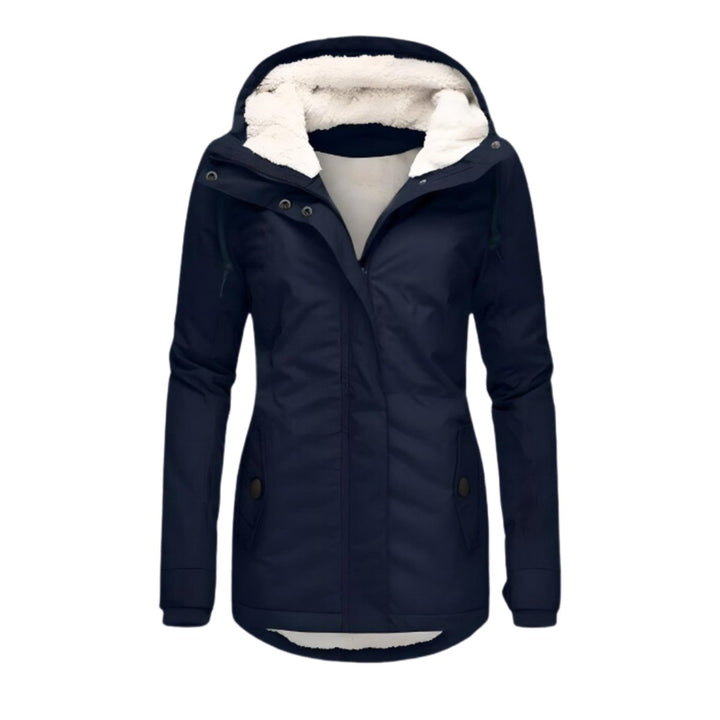 Amelia | Women's Sherpa-Lined Hooded Parka Winter Coat Slim Fit