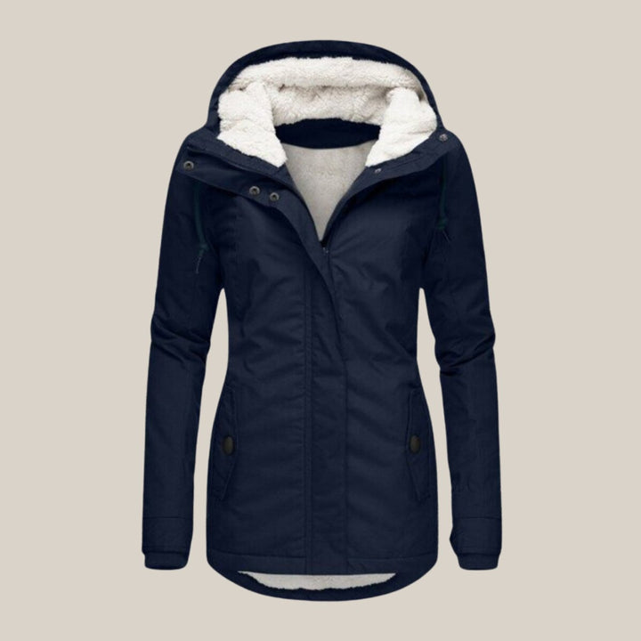 Layla | Women's Sherpa-Lined Hooded Quilted Jacket Windproof Parka