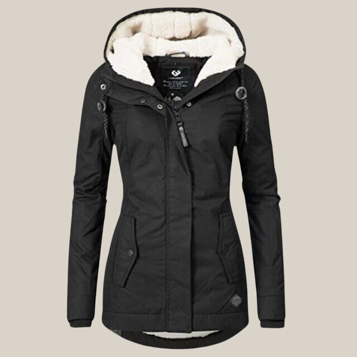 Layla | Women's Sherpa-Lined Hooded Quilted Jacket Windproof Parka