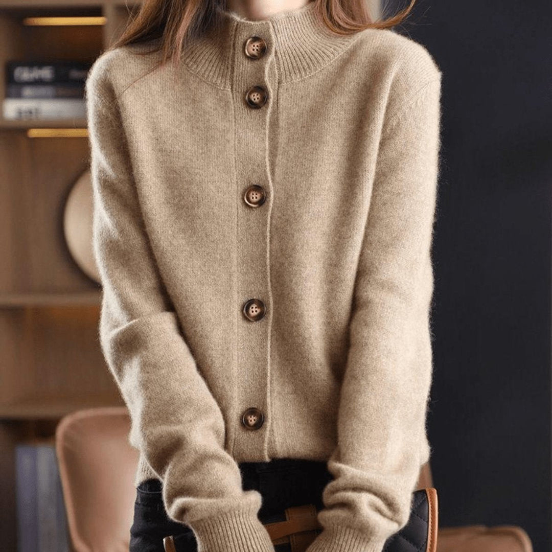 Ava | Women's Soft Blend Button-Front Knit Cardigan