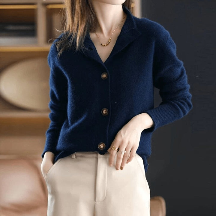 Ava | Women's Soft Blend Button-Front Knit Cardigan